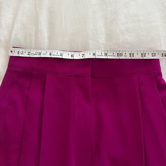 Magenta Wide Leg Trouser Pants - Picture 8 of 9